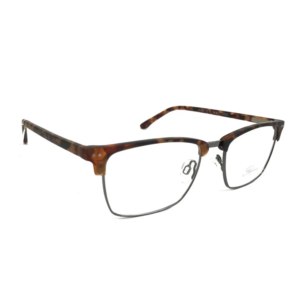Success Eyeglasses Frames SS-502 MATT TORT Matte Tortoise Rectangle 53-18-145